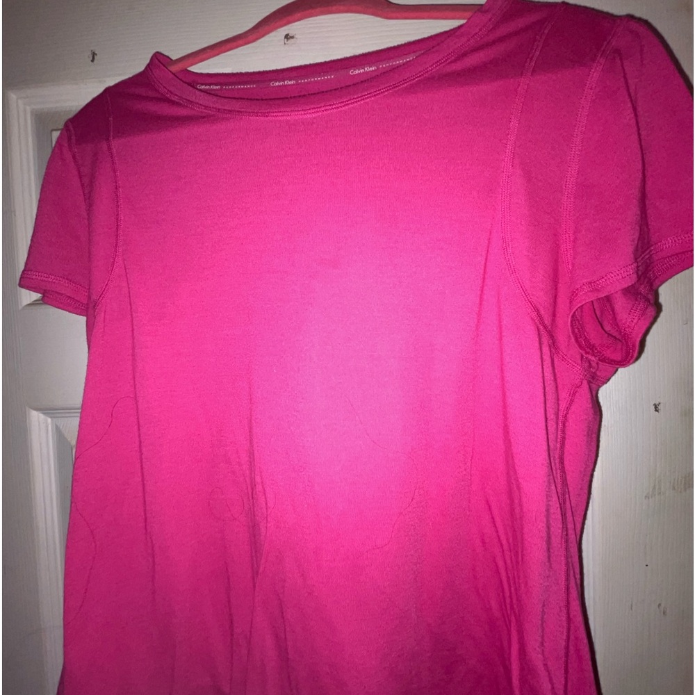 Hot Pink Calvin Klein Performance Shirt